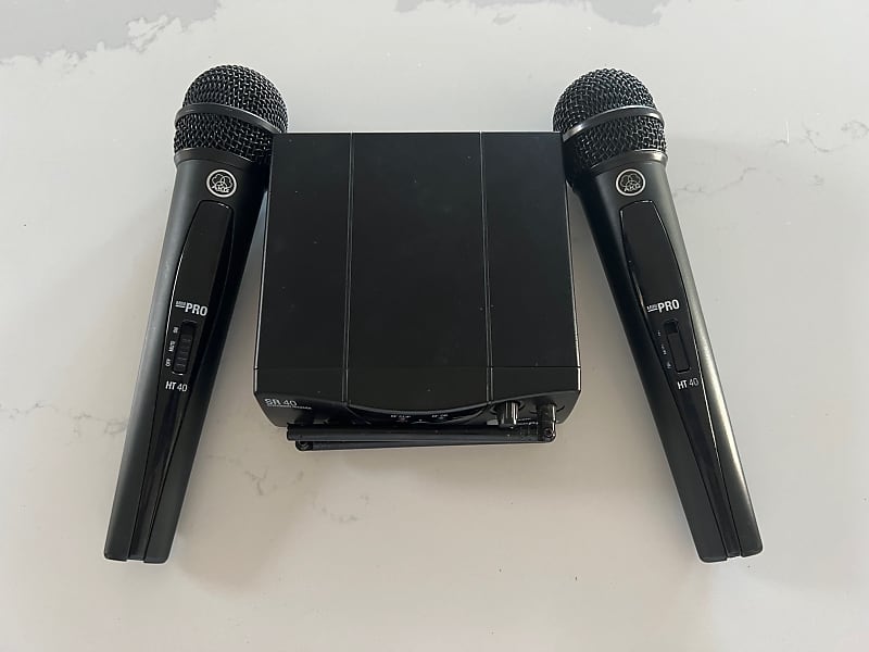 AKG SR 40 Mini 2 dual wireless microphones w/receiver | Reverb