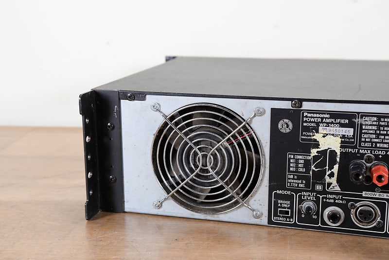 RAMSA 2 channel power アンプ WP-1400A Panasonic RAMSA WP-1400 Stereo Power Amp AS IS | eBay