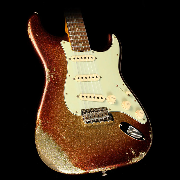 Fender Custom Shop Flash Coat 60s Stratocaster 3 Tone Sunburst