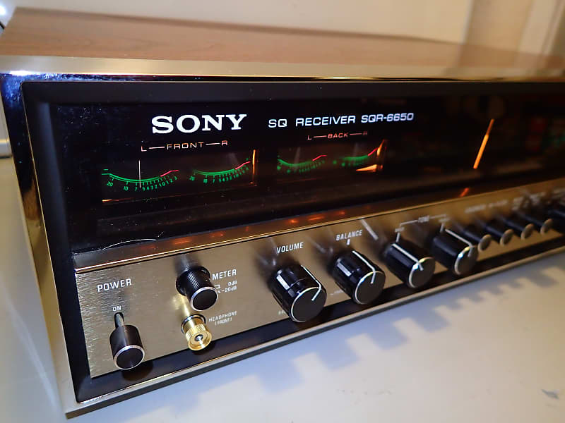 【希少】SONY オーディオアンプ SQR-6650 70年代 ヴィンテージ 4chレシーバーアンプSONY SQR-6650 | 70年代の4chステレオの研究
