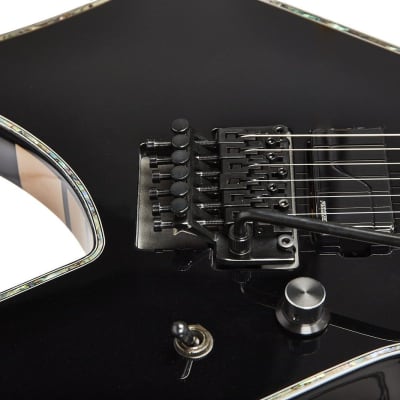 BC Rich Guitars Warlock Extreme Electric Guitar with Floyd Rose, Black Onyx image 2