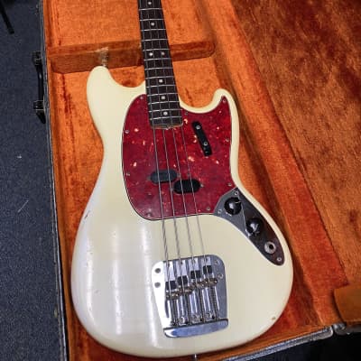 1966 Fender Mustang Bass - Arctic White image 22