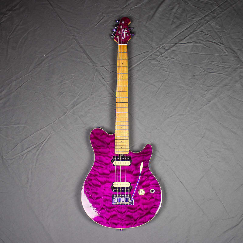 OLP by Ernie Ball Music Man MM1 EVH Axis Transparent Purple Purple