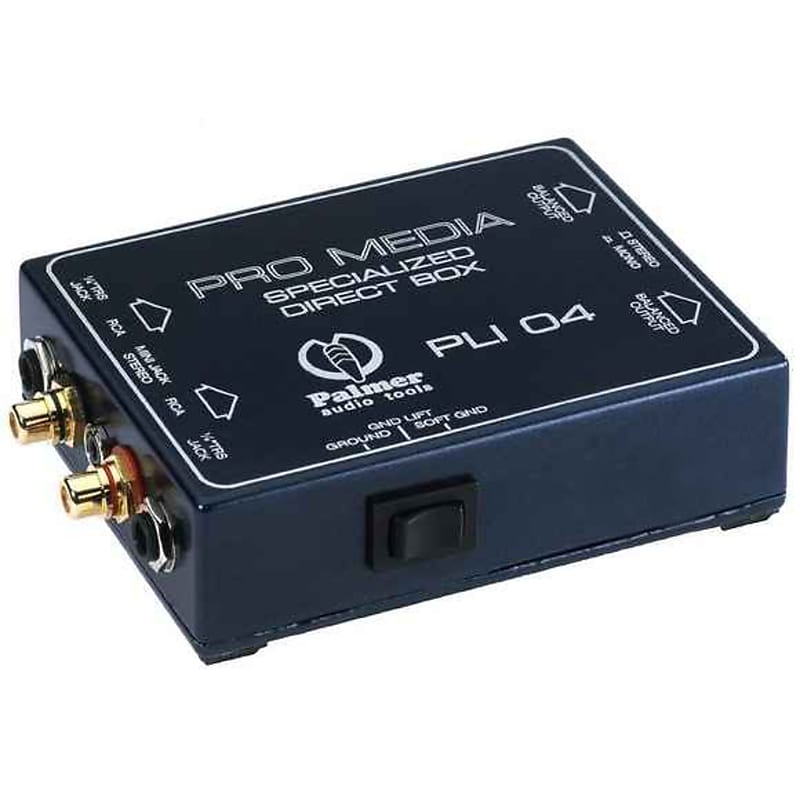 Palmer PLI 04 Media DIBox for PC and Laptop DI Box Reverb