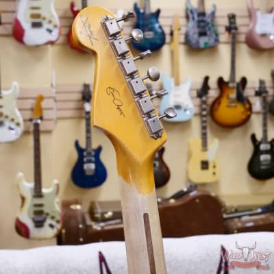 Fender Custom Shop Eric Clapton Signature Stratocaster Maple Fingerboard Journeyman Relic Aged White Blonde 8.05 LBS image 11
