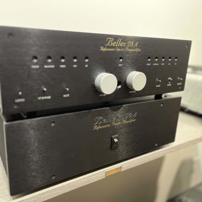 Belles 28A Reference Preamp & 350A Reference Power Amp Stack image 2