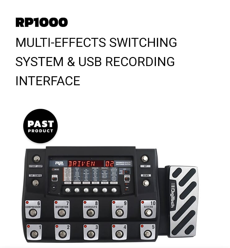 DigiTech RP1000 Multi-Effect Switching System 2010s - Black