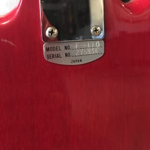 Teisco Del Rey F-110 1964 Candy Apple Red image 3