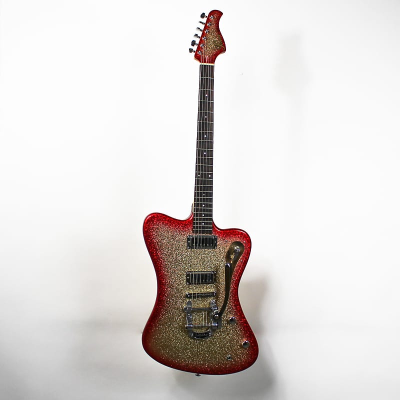 Pensa NR "Non-Reverse Firebird" 2019 Gold Flake with Red Burst 0809 image 1