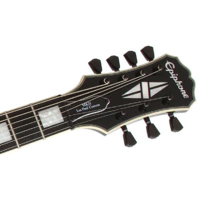 Epiphone Limited Edition Matt Heafy Les Paul Custom 7 Black Electric Guitar image 4