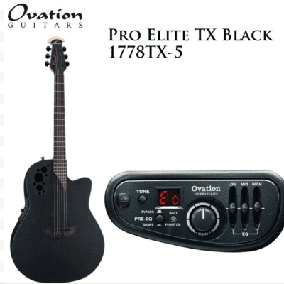 Ovation 1778TX-5 Pro Series Elite TX Mid Depth Cutaway Maple Neck 6-String Acoustic-Electric Guitar image 1