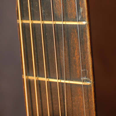1930's Regal Kay Archtop Roundhole Acoustic Guitar Neck Reset Pro Setup Soft Shell Case image 5