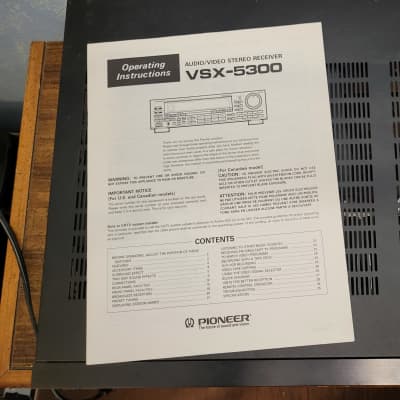 Pioneer VSX-5300 Audio/Video Receiver (Black) image 4