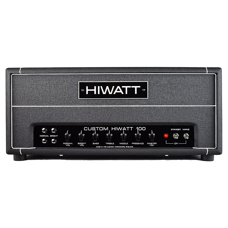 Hiwatt DR103 Custom Hiwatt 100 Guitar Amp Head, 100-Watts, EL34's image 1