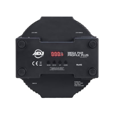 (2) American DJ Mega Flat Pak Plus - 4x Mega Par Profile Plus LED Pars, 3x DMX Cable, & Bag image 2