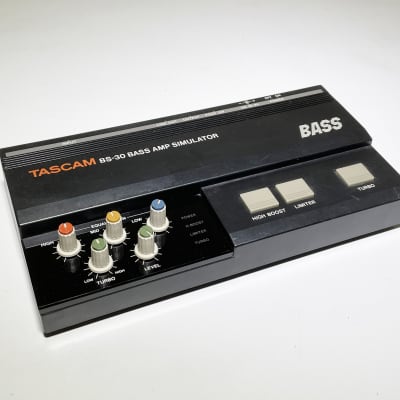 ベース TASCAM BS-30 BASS AMP SIMULATOR TASCAM BS-30 Analog Bass Amp Simulator | Reverb