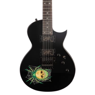 ESP 30th Anniversary KH-3 Spider Electric Guitar - Black With Spider Graphic image 3