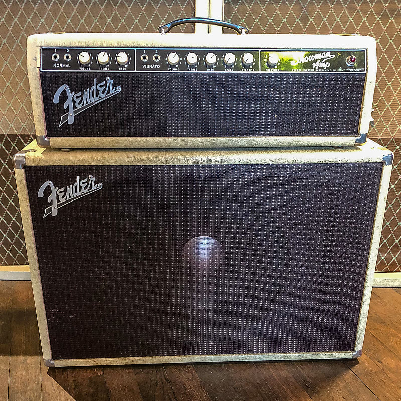 Fender 1961 Showman head incl. 1x12 cabinet and footswitch | Reverb