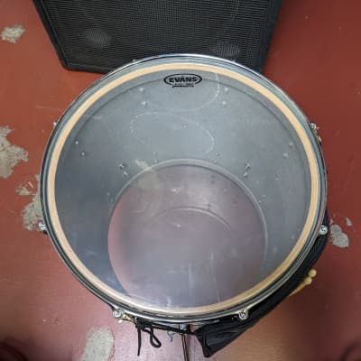 1970s Rogers Pearlescent Silver Mist Wrap 16 x 16" Floor Tom - Looks Good - Sounds Great! image 6