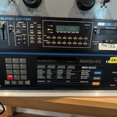 Oberheim Matrix 6R Rackmount 6-Voice Synthesizer 1986 - Black