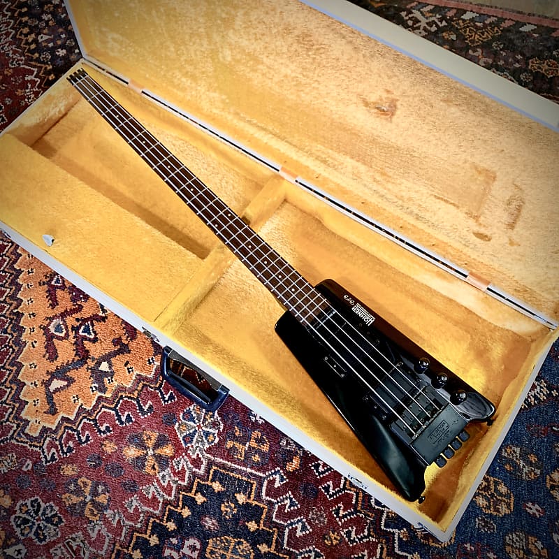 Hohner Steinberger bass guitar b2b c 1980's Noir original