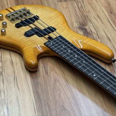 Yamaha TRB5P Amber Improved w/ John East Buffer preamp and better electronics image 14