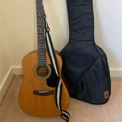 Hohner HW300 acoustic guitar, natural finish | Reverb
