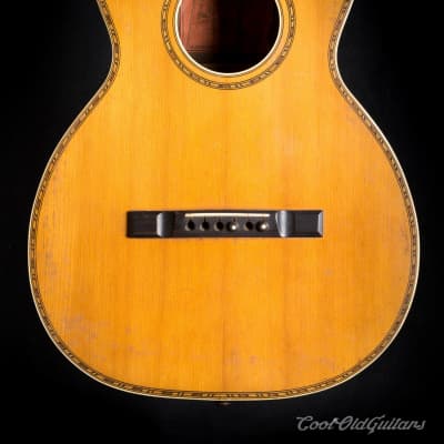 Vintage 1910s-20s Lyon & Healy Lakeside Acoustic Parlor Guitar with Brazilian Rosewood image 5