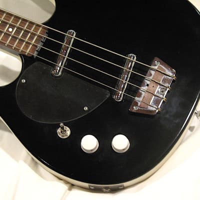 Jerry Jones Longhorn Bass 1992 - Left-Handed Black image 3