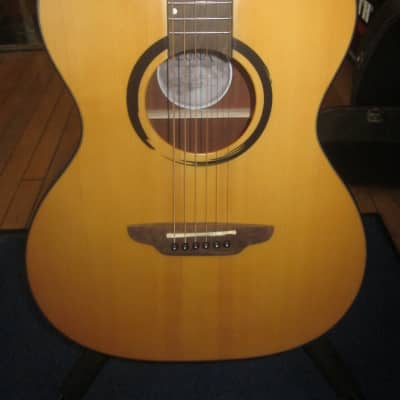Luna Wabi Sabi Folk Solid Spruce Top A/E Guitar image 10