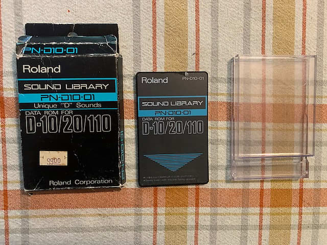 Roland PN-D10-01 Unique D-Sounds Sound Library card for D10