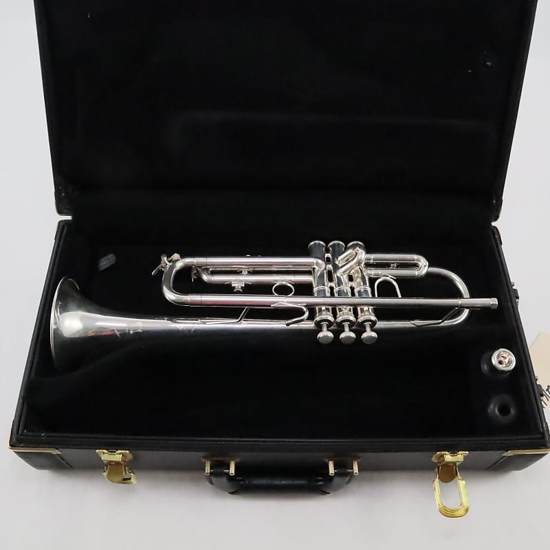 Bach Omega Advanced Bb Trumpet in Silver Plate SN 514482 | Reverb