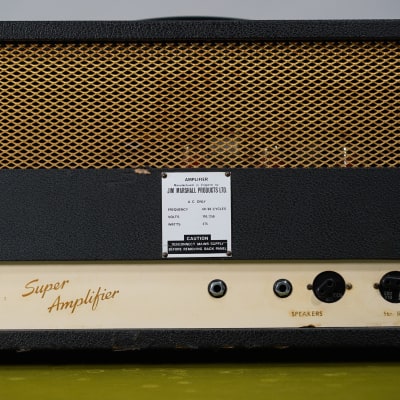 1967 Marshall JTM 45/100 Super Amplifier Vintage Plexi Head image 9