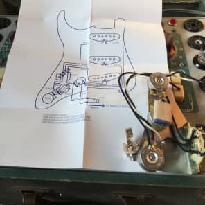 1954 Style Fender Stratocaster Wiring Harness with 0.1mfd Phone Book Capacitor image 4