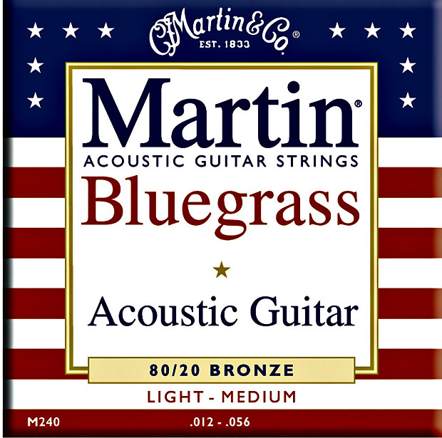 (3) Sets Martin M240 80/20 Bronze Bluegrass Medium Light Reverb