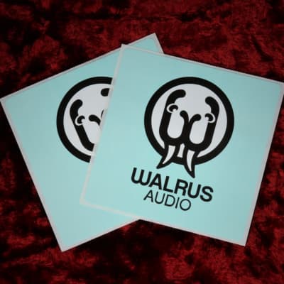 Walrus Audio Sticker Set Insanely Rare Limited Edition Stickers Decal FREE SHIPPING! image 1