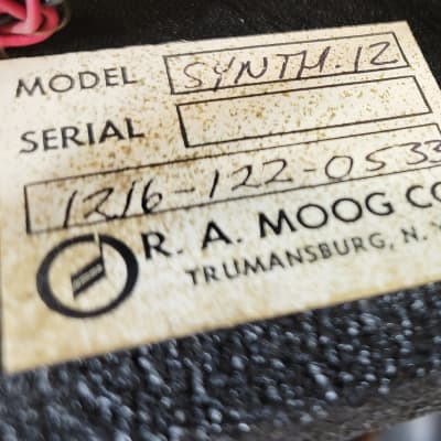Moog / RA Moog Trumansburg  Rare Modular Model 12 / 15 '72 Vintage SPECTACULAR condition EPIC sound! image 19