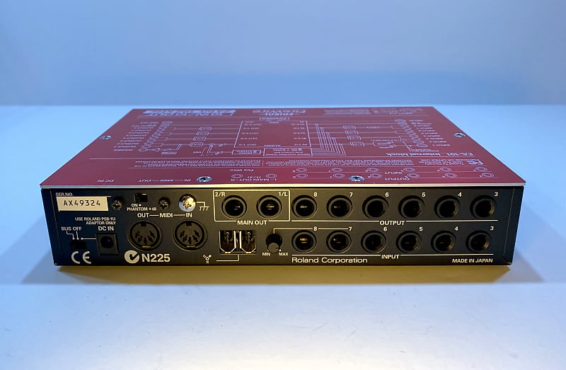 Roland Edirol FA-101 Firewire 10x10 Bus-Powered Audio MIDI