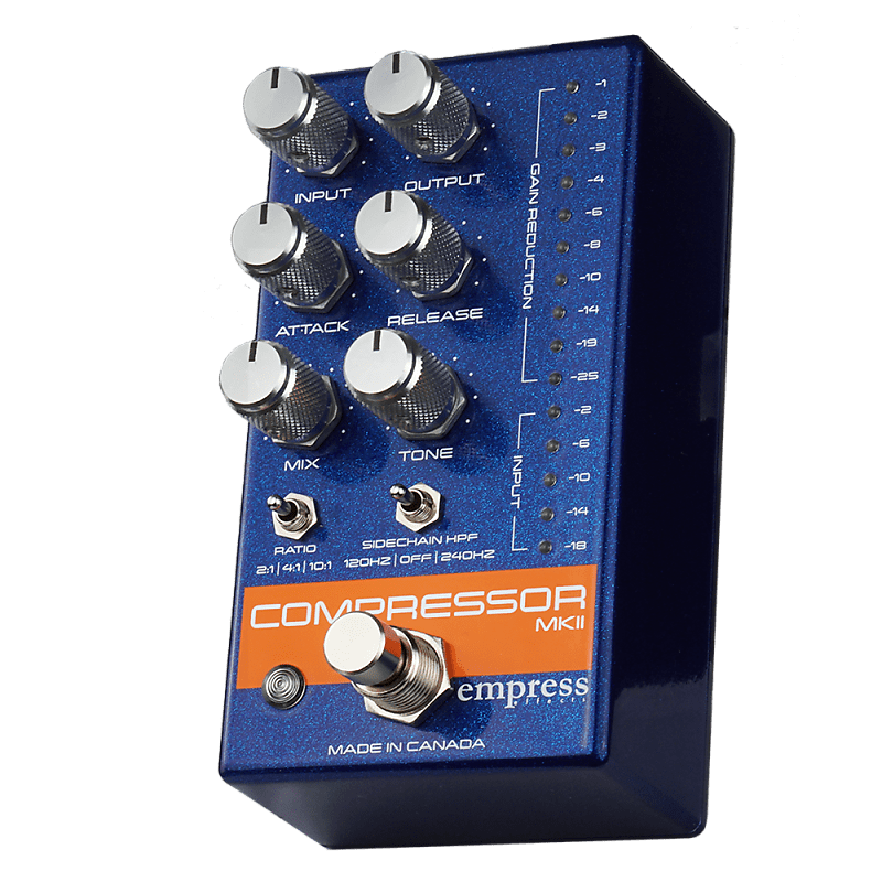 Empress Effects Compressor MkII Pedal - Blue | Long & McQuade