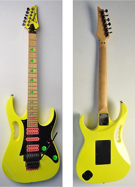 1990 Ibanez Steve Vai JEM777DY Desert Yellow ~~MINTY