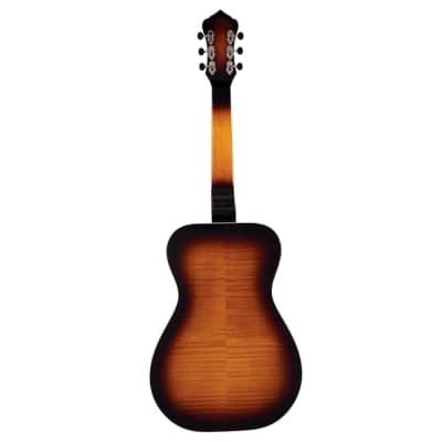 Recording King Phil Leadbetter Signature Squareneck Flame Maple Resonator Guitar image 6