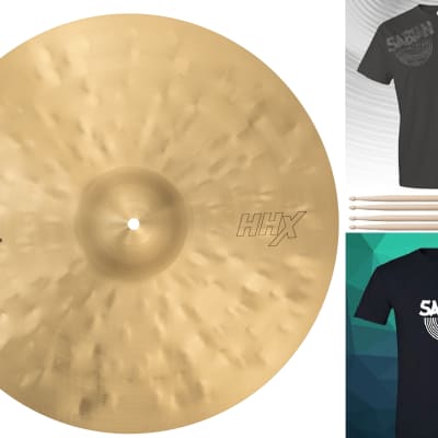 Sabian HHX 20" Legacy Ride Cymbal +Shirt/2x Sticks Bundle & Save Made in Canada Authorized Dealer image 1