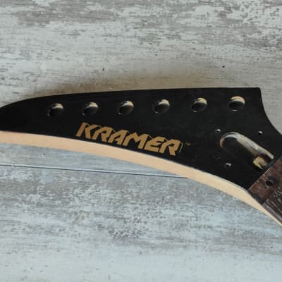 1990's Kramer Japan (by Tokai) LH Left Handed NOS Superstrat Body/Neck (Black) image 8