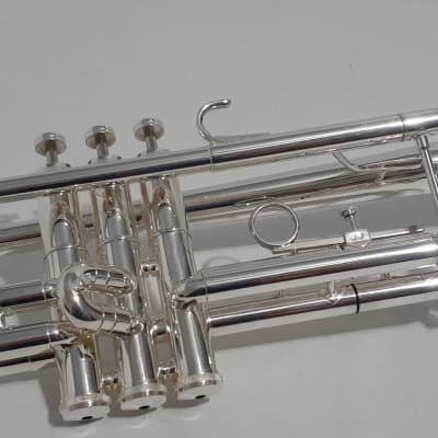 Getzen Eterna Severinsen Model Silver Bb Trumpet, Bach3C,  and  case 1964-1967 Silver Plate image 20