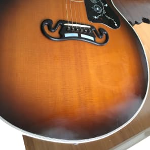 Gibson J-200 1990 Sunburst original hard case Bozeman Montana USA acoustic guitar image 20