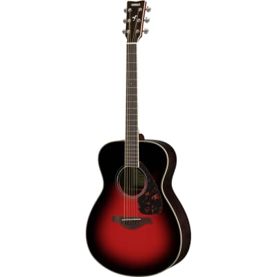 Yamaha FS830-DSR Small-Body Acoustic Guitar Dusk Sun Red | Reverb