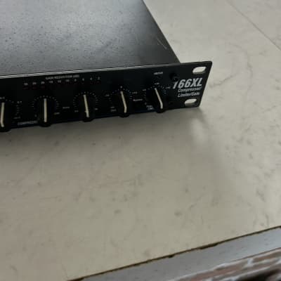 dbx 166XL Stereo Compressor / Limiter / Gate 2000s - Black image 5