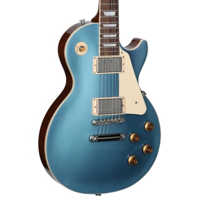 Gibson Les Paul Standard 50s Custom Color Electric Guitar, Plain Top (with Case), Pelham Blue image 1