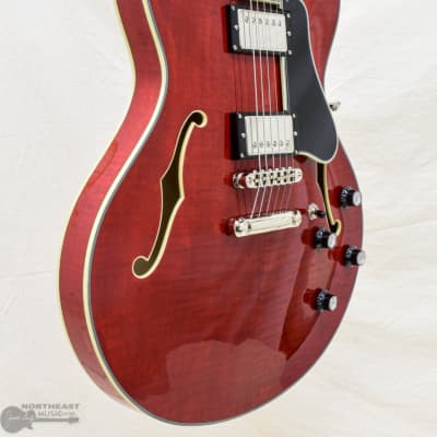 Eastman T486 Semi Hollow Thinline - Red (s/n: 2349) image 2