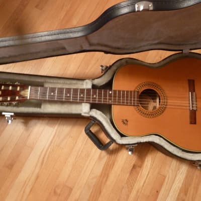 RARE! Espana SL-2 1960s Made in Finland RARE Acoustic Classical Nylon Strings Guitar Vintage Case_167 for sale